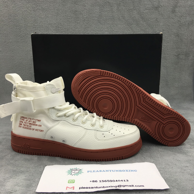Authentic Nike Special Field Air Force 1 white red